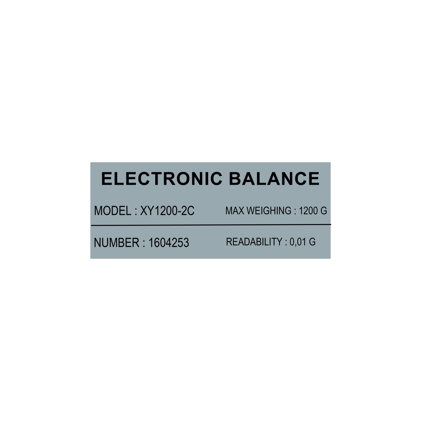 Professional Scale Balance XY-1200 Square