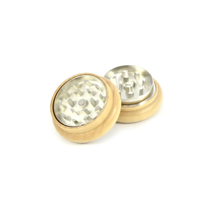 Wooden Grinders 2 Parts Rotterdam (DK4871A) - Zetla