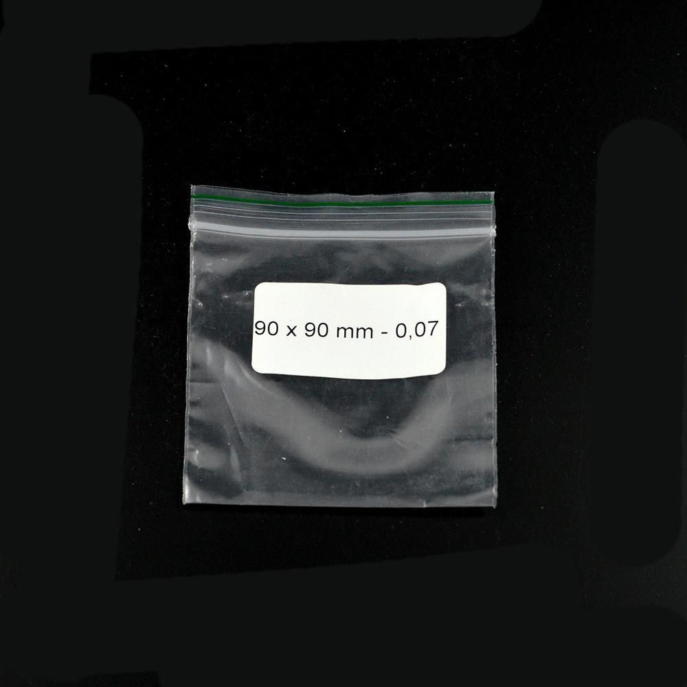 Ziplock Bag 90x90mm 0,07mm 1000 pcs - Zetla