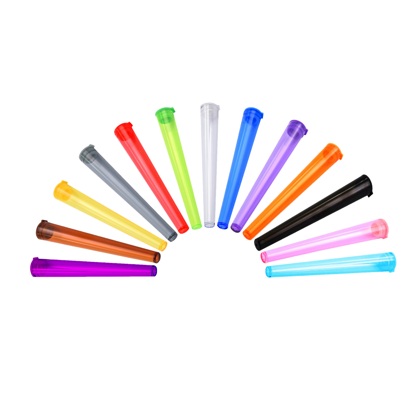 Joint Buisjes Transparant Hard Mix Kleuren 112mm (250 Pcs)