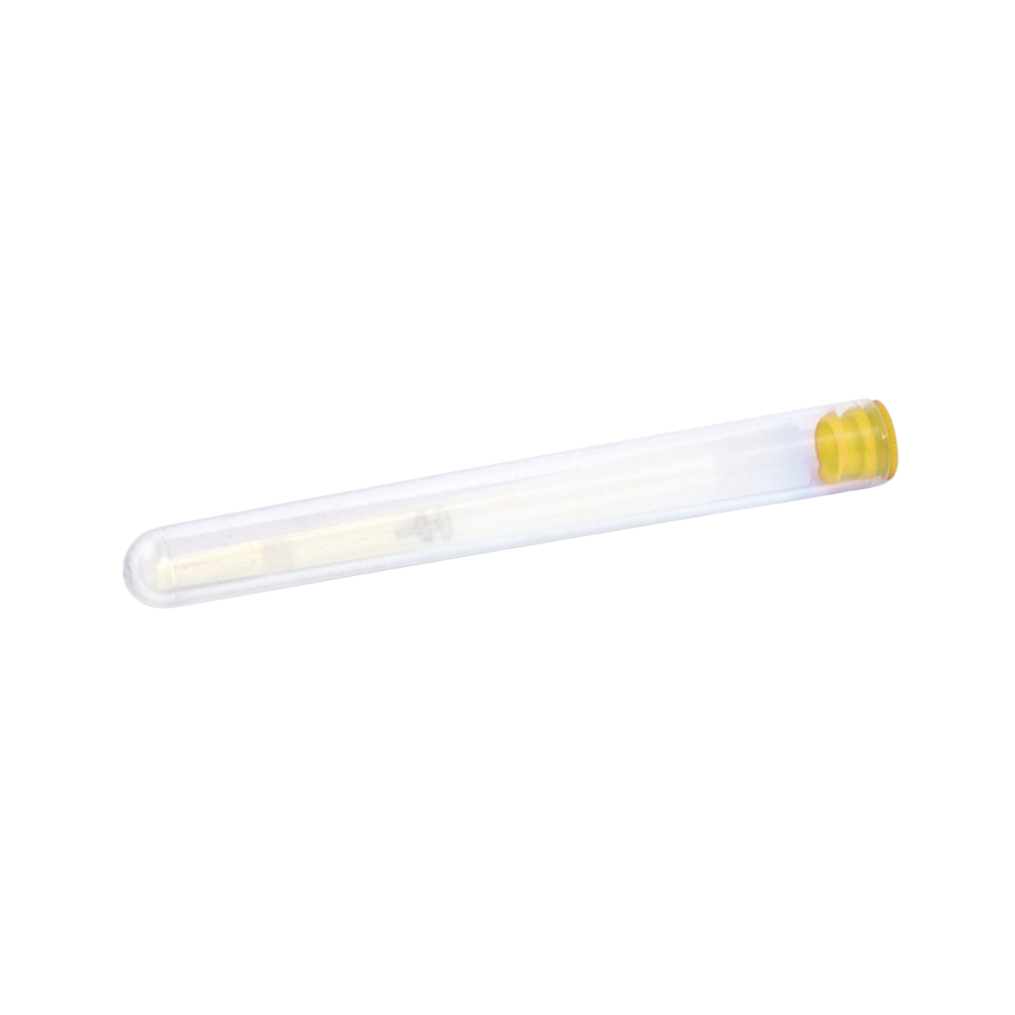 Zetla Transparent Joint Tubes Party 140mm - Hard Plastic Party Joint Case with Color Cap | 100-Pack