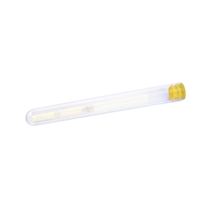 Zetla Transparent Joint Tubes Party 140mm - Hard Plastic Party Joint Case with Color Cap | 100-Pack