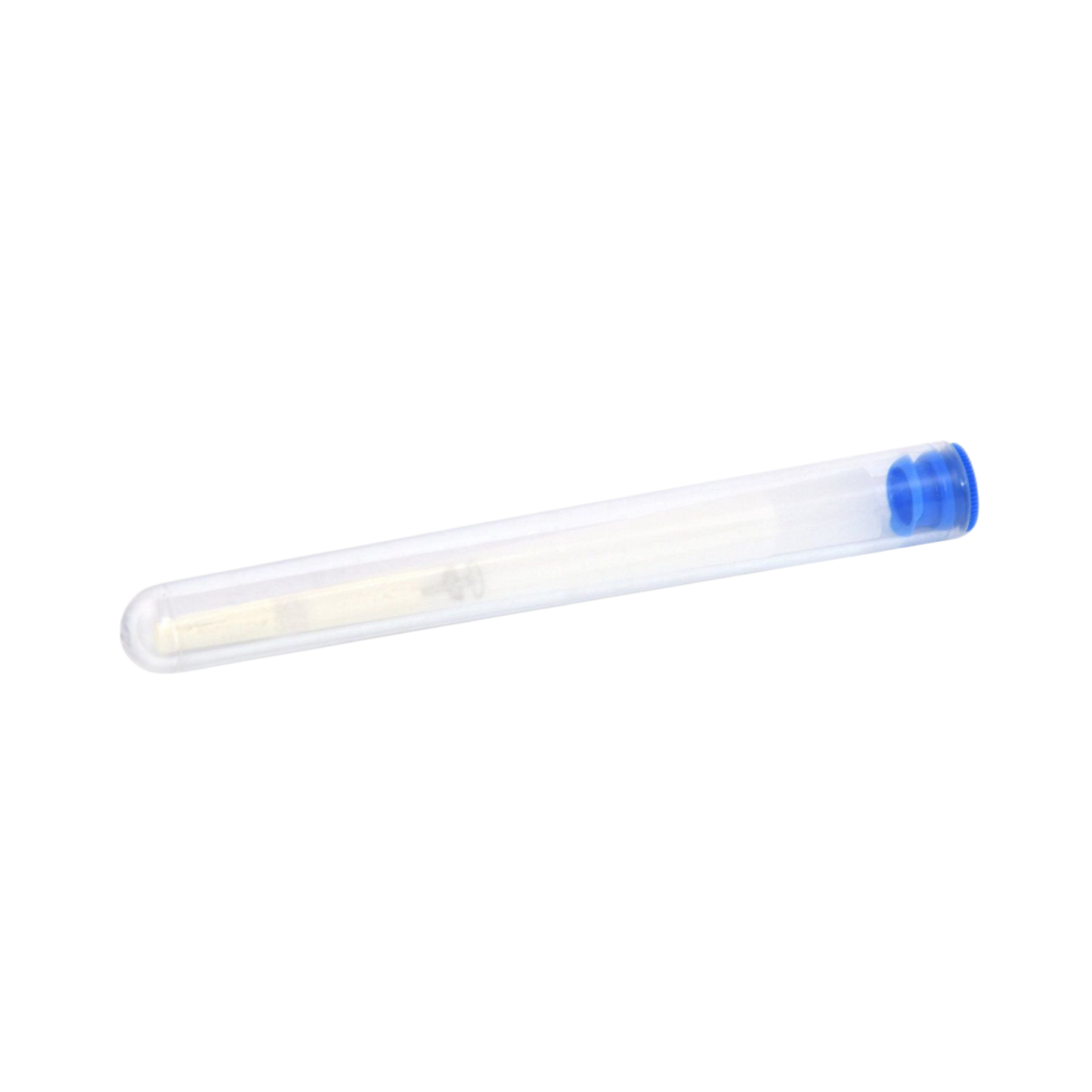 Zetla Transparent Joint Tubes Party 140mm - Hard Plastic Party Joint Case with Color Cap | 100-Pack