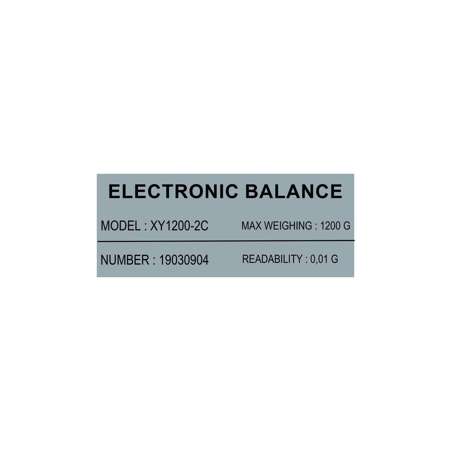 Professional Scale Balance XY-1200 Round