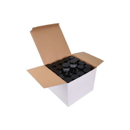 Plastic Boxes Round ( D4 ) + Lid ( 125 pcs )