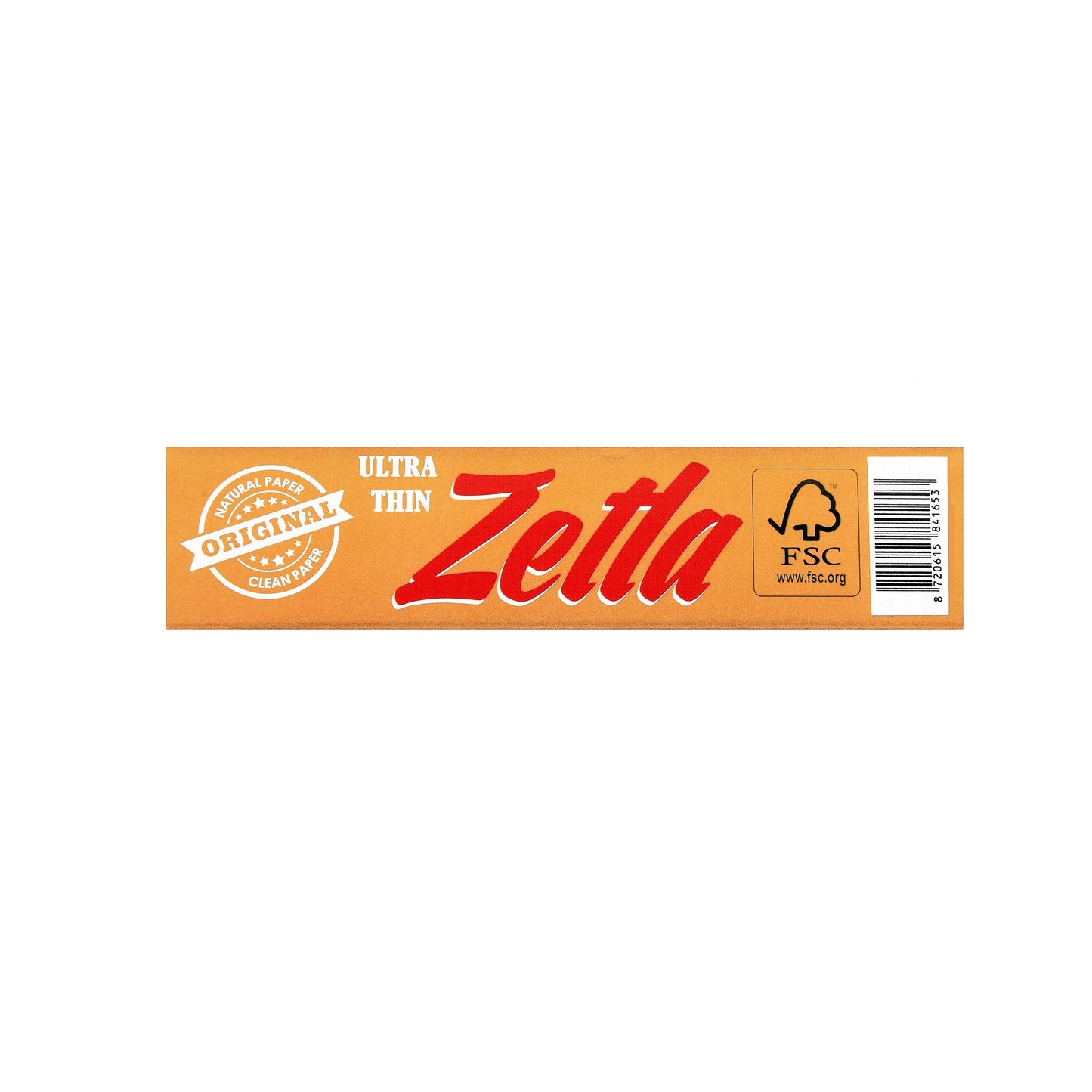 Zetla Rolling Papers Gold King Size Slim (100 Packs) - Zetla