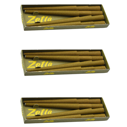 Zetla Pre Rolled Cones Hemp Wraps Green Natural King Size Deluxe (12 Pcs)