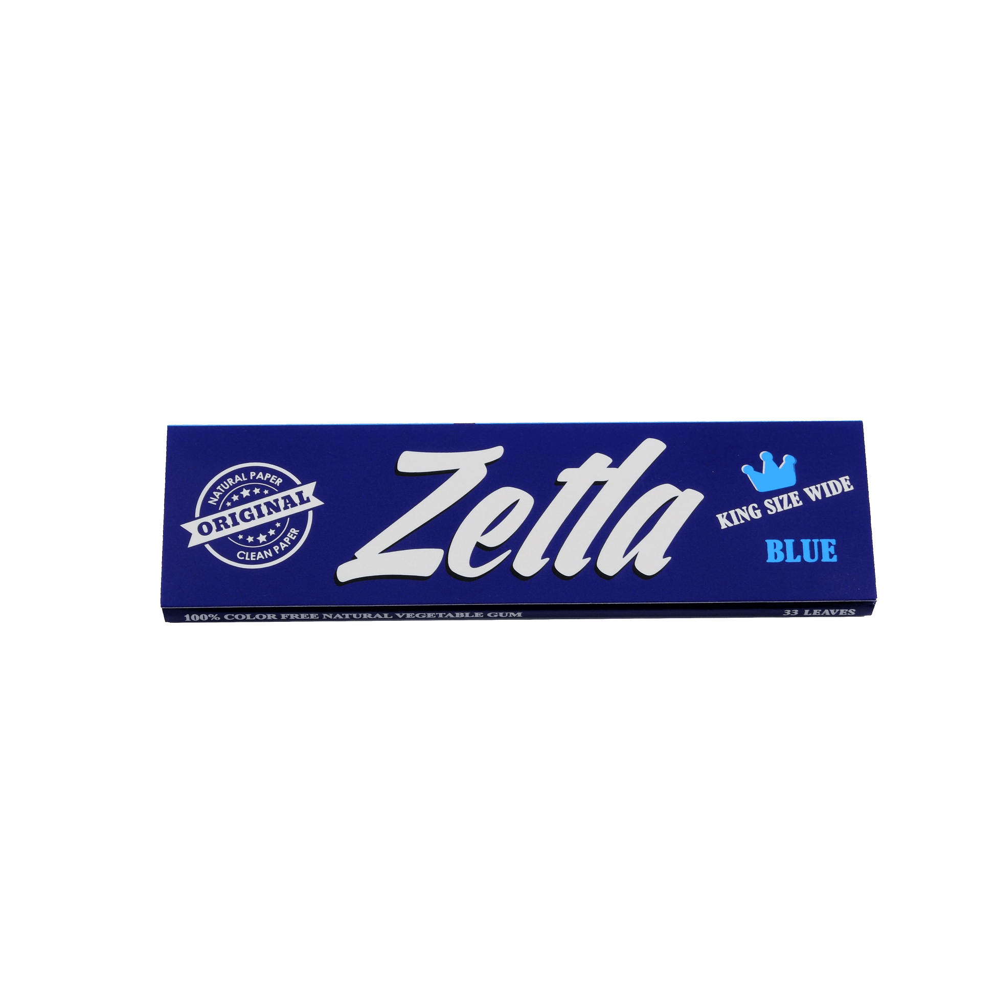 Zetla Rolling Papers Blue King Size Wide (100 Packs) - Zetla