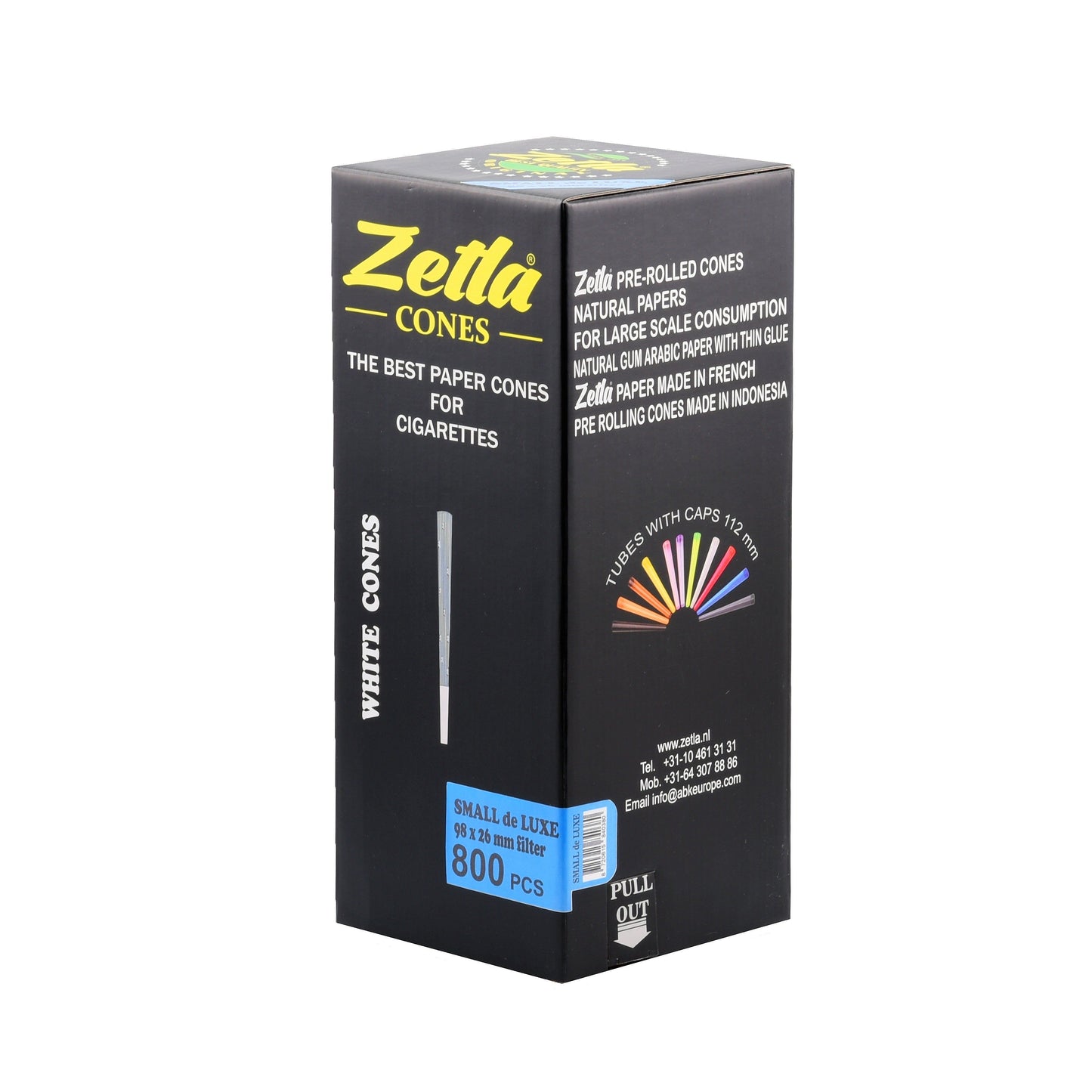 Pre Rolled Cones Zetla Small De Luxe (800 Pcs) - Zetla