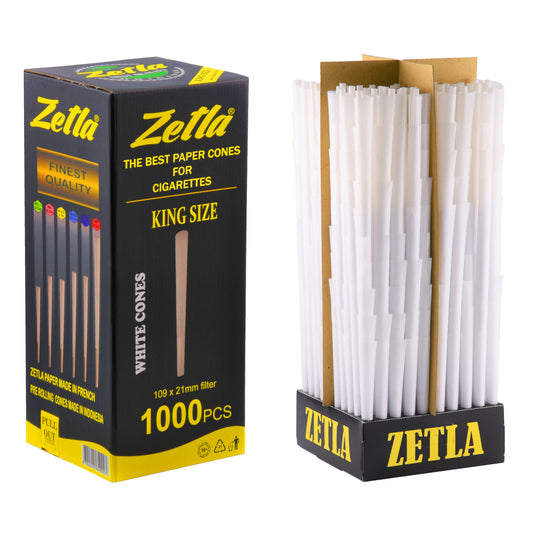 Pre Rolled Cones Zetla King Size (1000 Pcs)