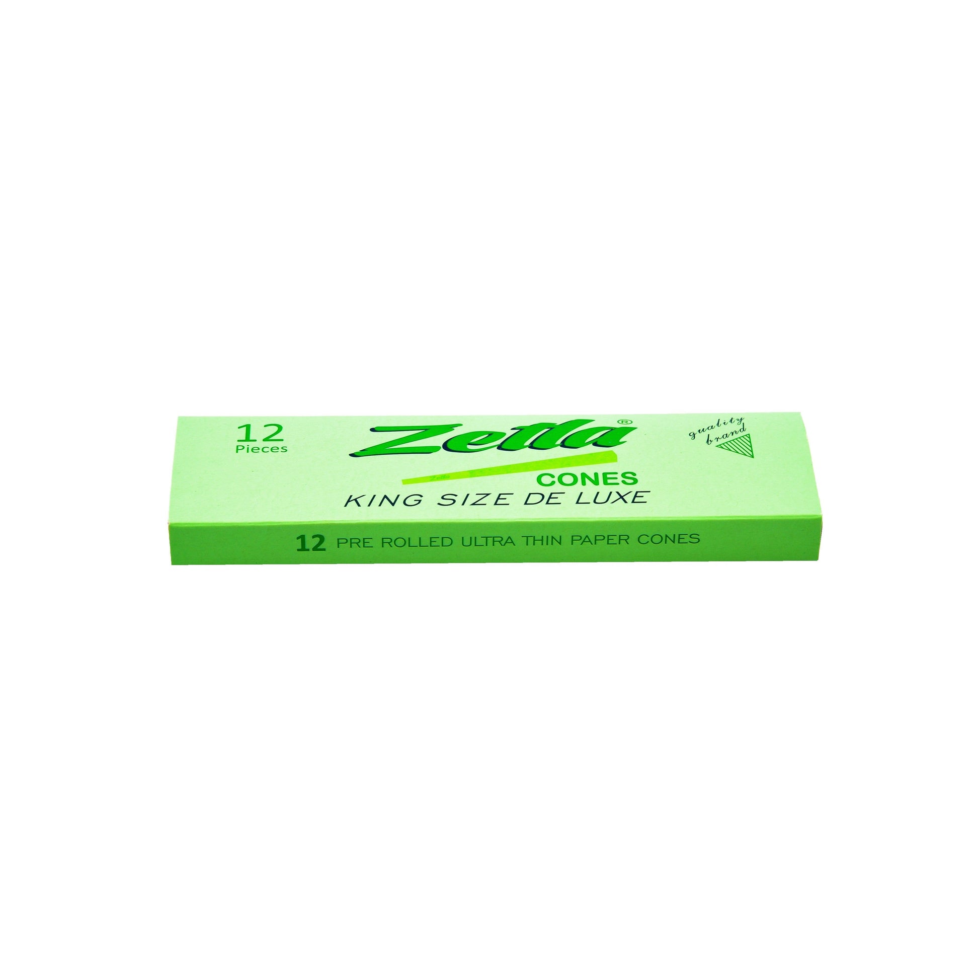 Pre Rolled Cones Zetla Green King Size Deluxe (12 Pcs) - Zetla