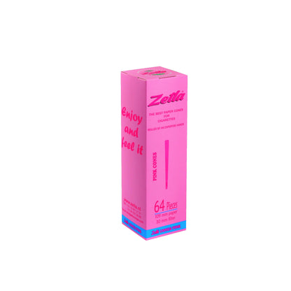 Pre-Rolled Cones Zetla Pink De Luxe Size (64 Pcs) - Zetla