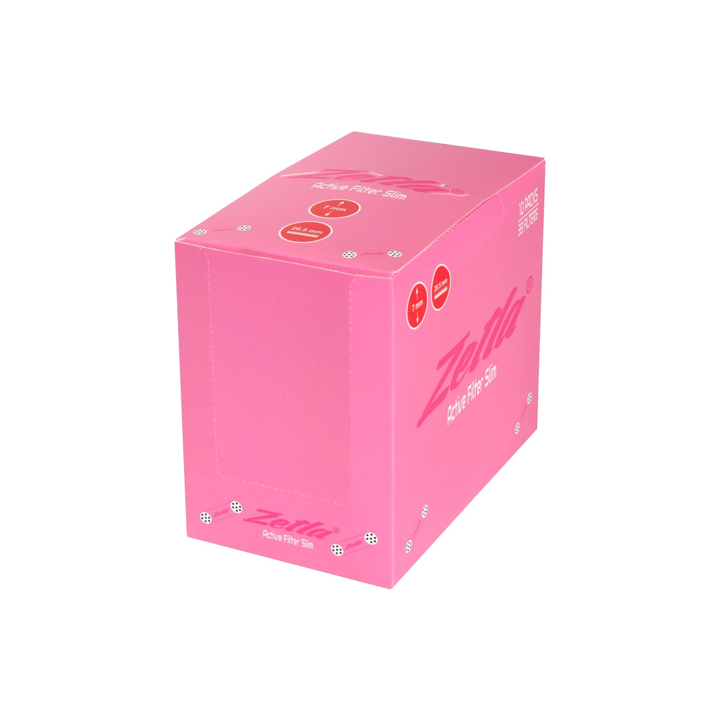 ZETLA ACTIVE FILTER SLIM PINK ( 33 Filters Per 1 Pack )