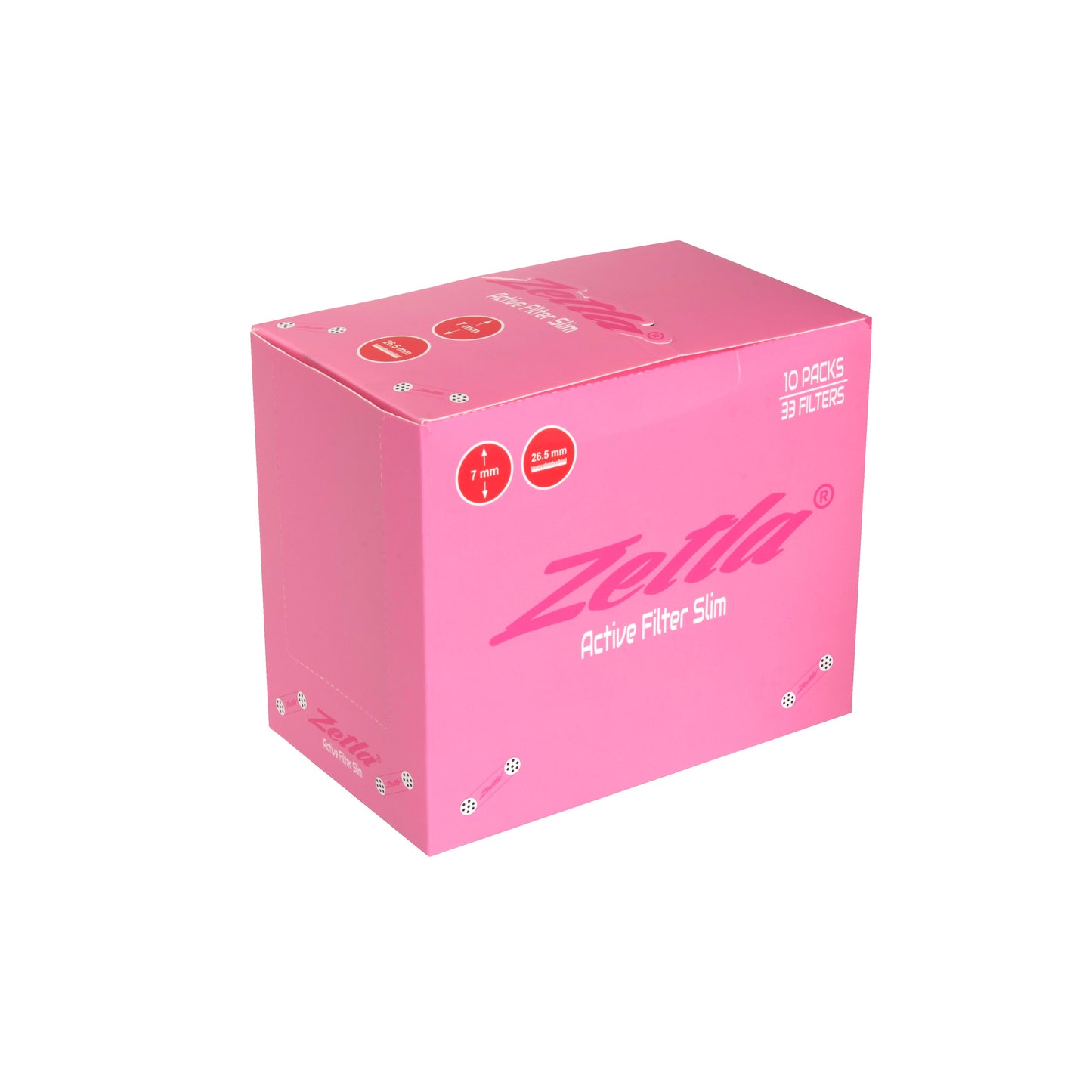 ZETLA ACTIVE FILTER SLIM PINK ( 33 Filters Per 1 Pack )