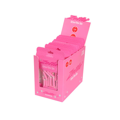 ZETLA ACTIVE FILTER SLIM PINK ( 33 Filters Per 1 Pack )