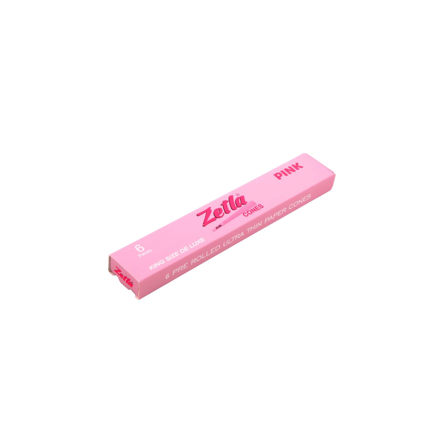 Pre-Rolled Cones Zetla Pink King Size De Luxe (6 Pcs)