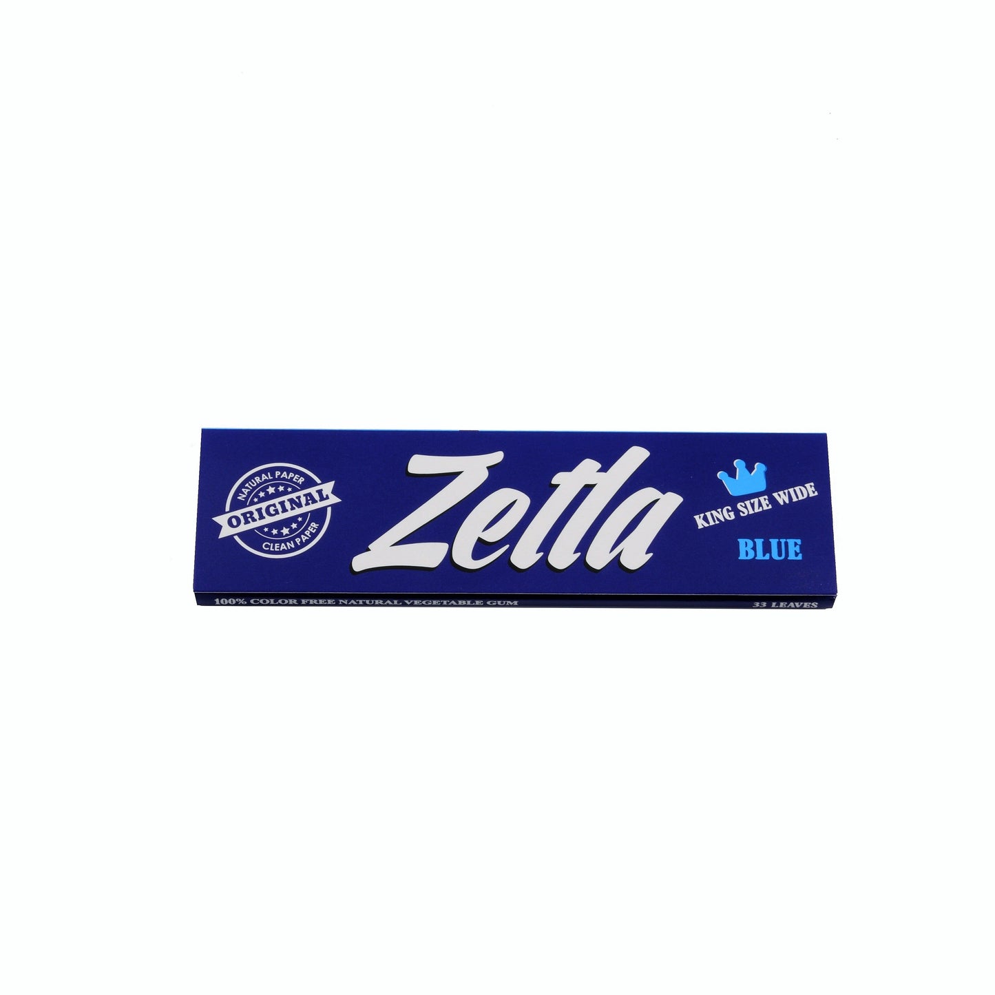 Zetla Rolling Papers Blue King Size Wide (100 Packs) - Zetla