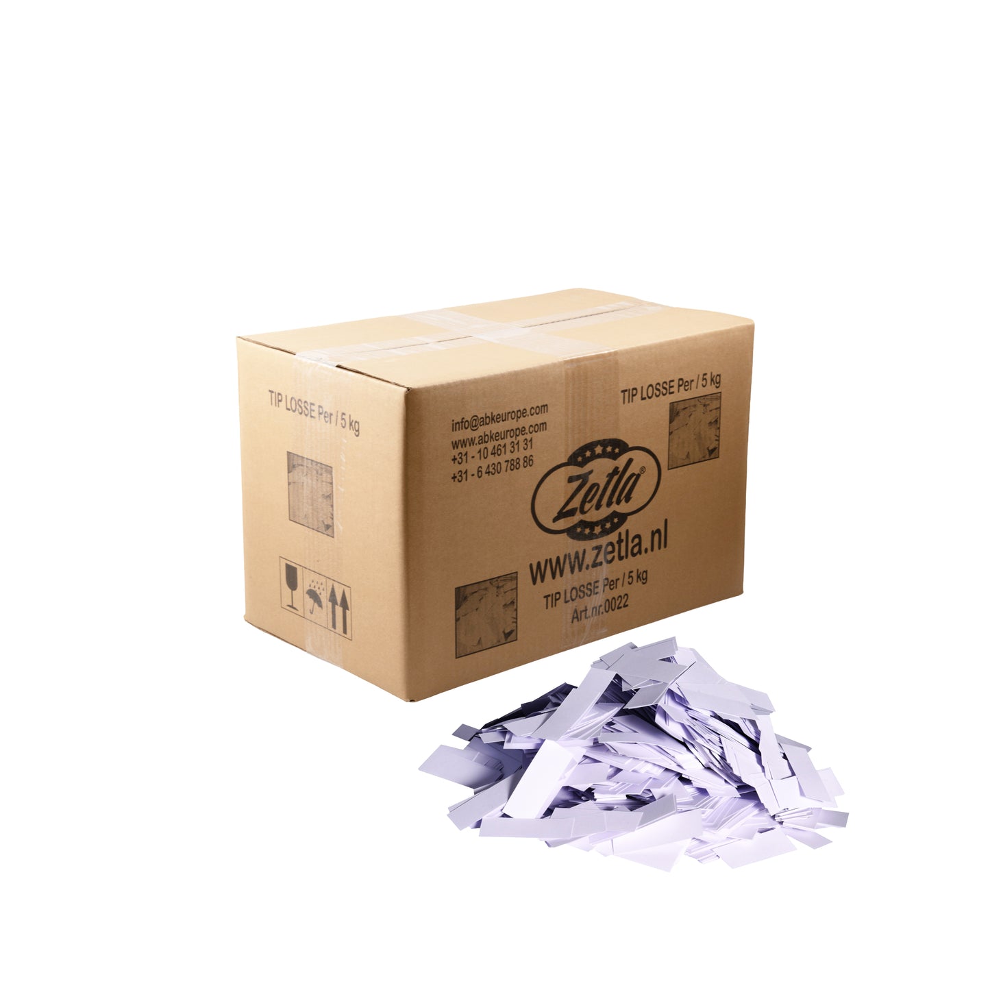 5kg White Filter Tips  (20x55 mm, 15,000+ Tips)