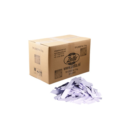 5kg White Filter Tips  (20x55 mm, 15,000+ Tips)