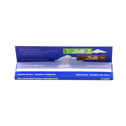 Zetla Rolling Papers Blue XL Size Wide (50 Packs) - Zetla