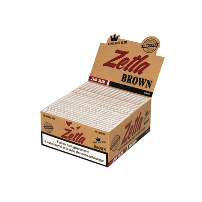 Zetla Vloei Bruin Slim (50 Packs)