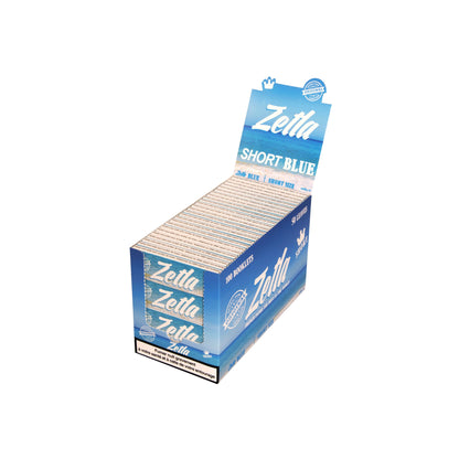 Zetla Rolling Paper Blue Short''Beach Design''  (100 Packs)