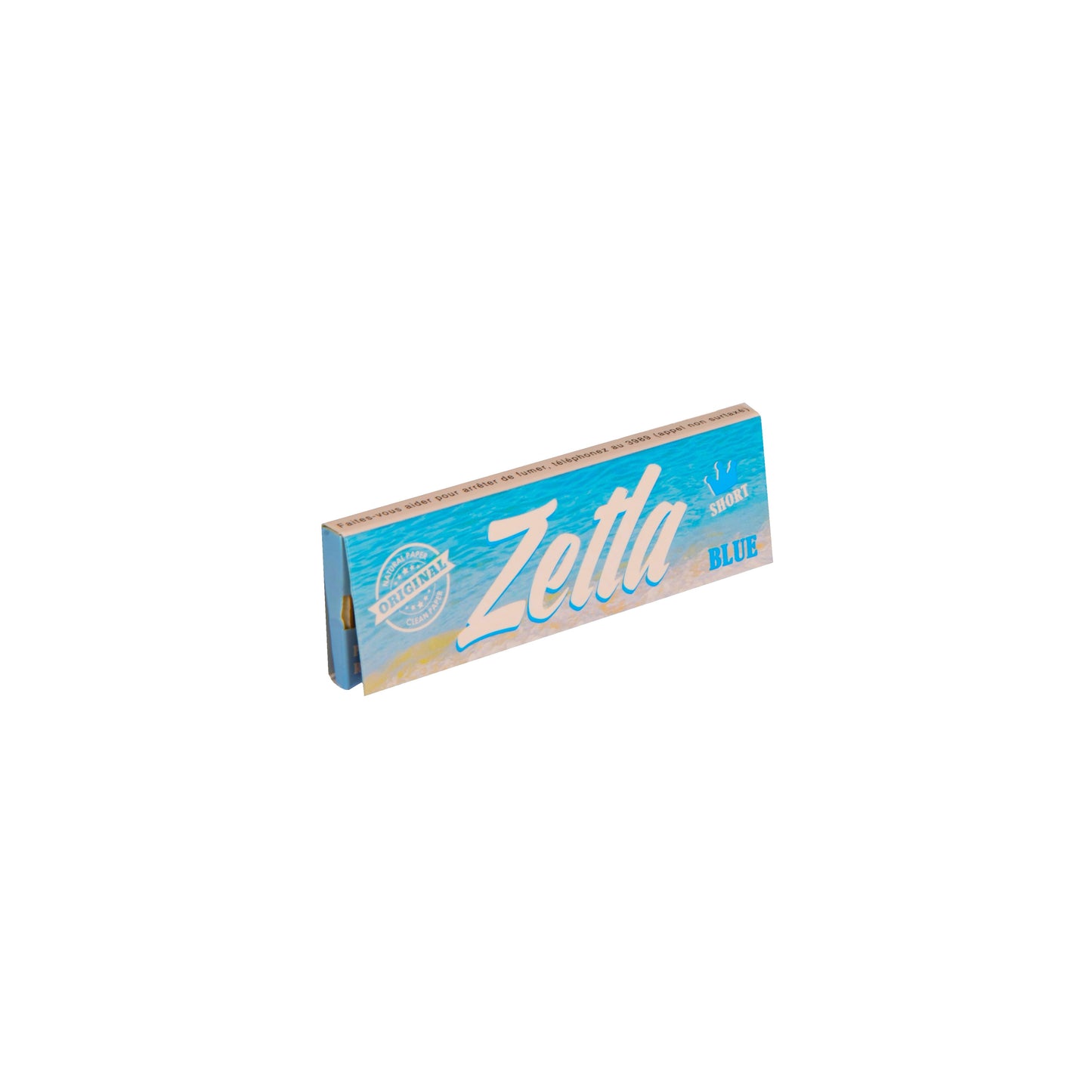 Zetla Rolling Paper Blue Short''Beach Design''  (100 Packs)