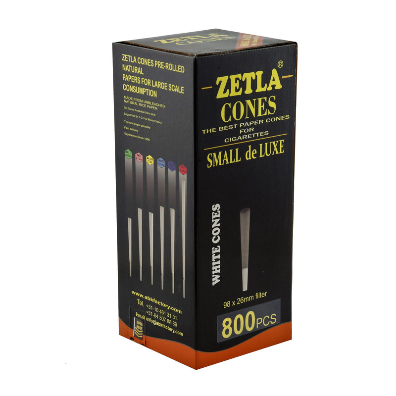 Pre Rolled Cones Zetla Small De Luxe (800 Pcs) - Zetla