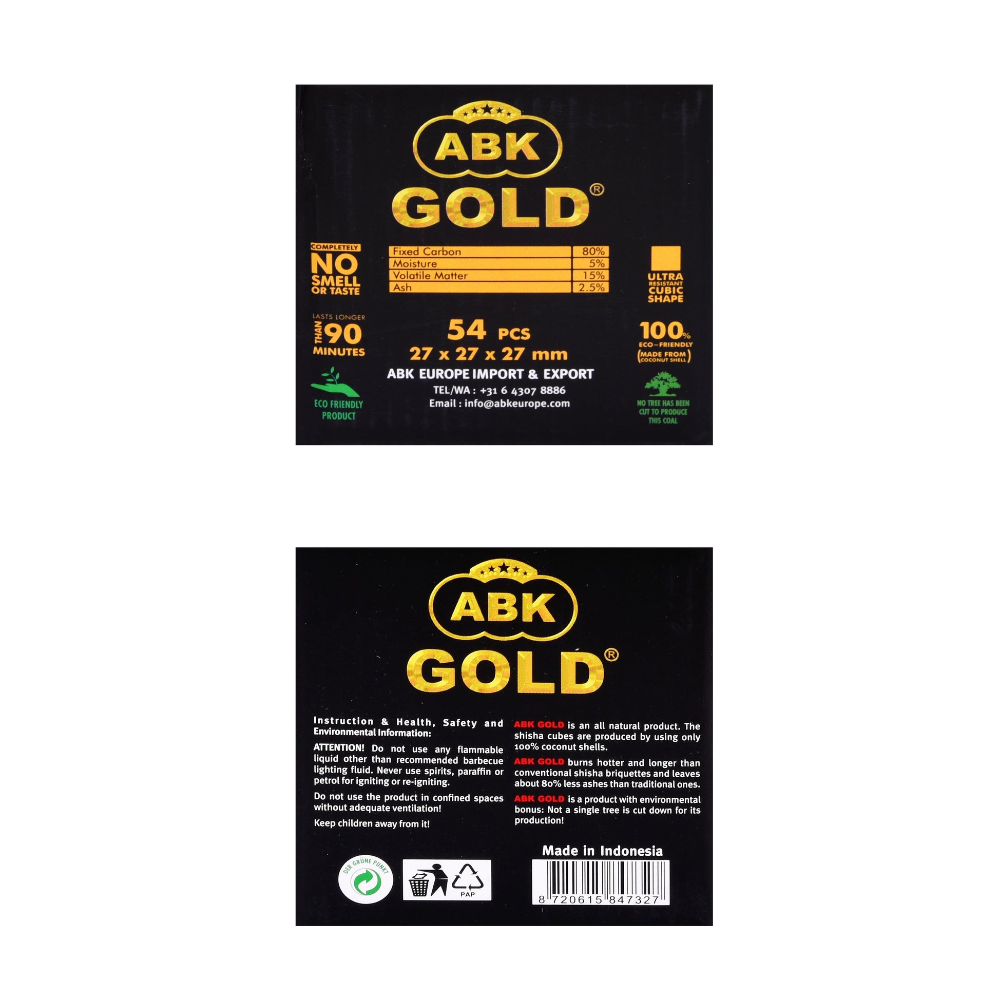 Gold ABK 27x27x27mm 1KG - Zetla