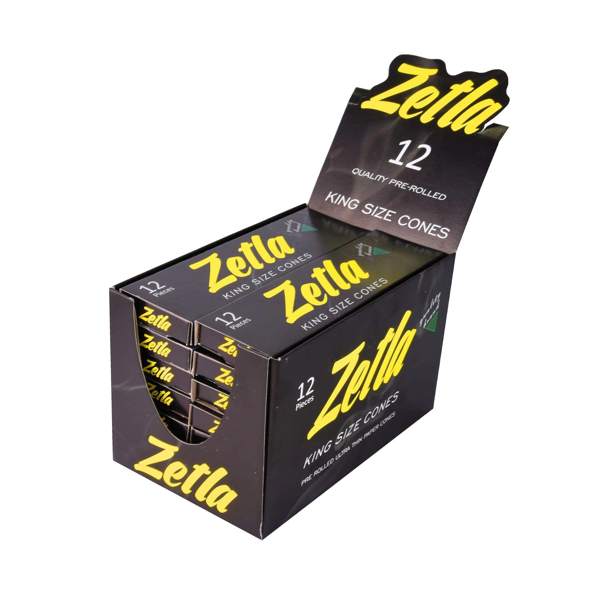 Pre Rolled Cones Zetla King Size De Luxe (12 Pcs) - Zetla