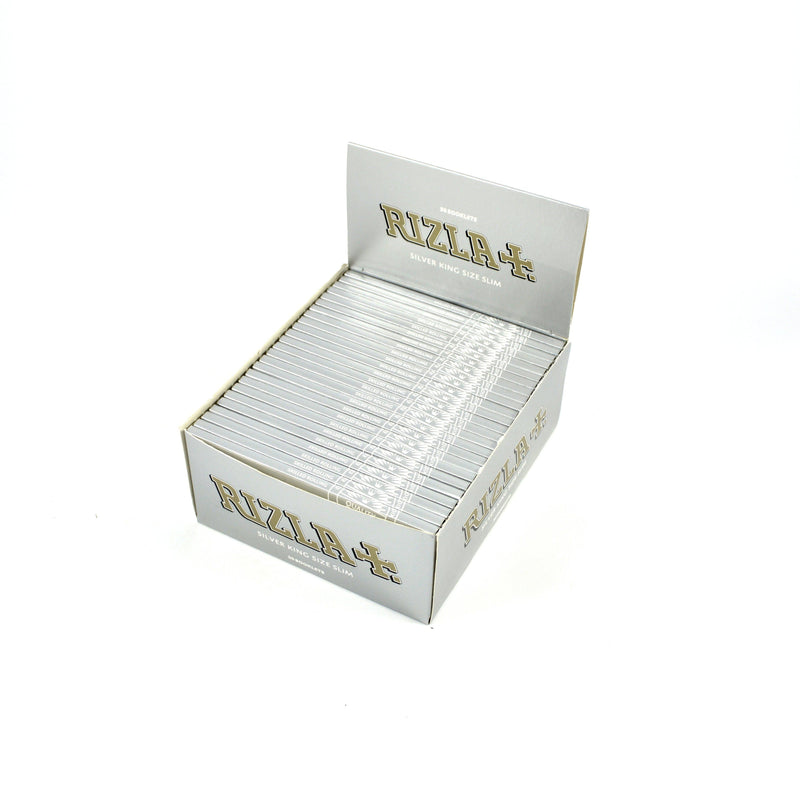  Rizla Silver Cigarette Rolling Papers - 10 Packets : Health &  Household