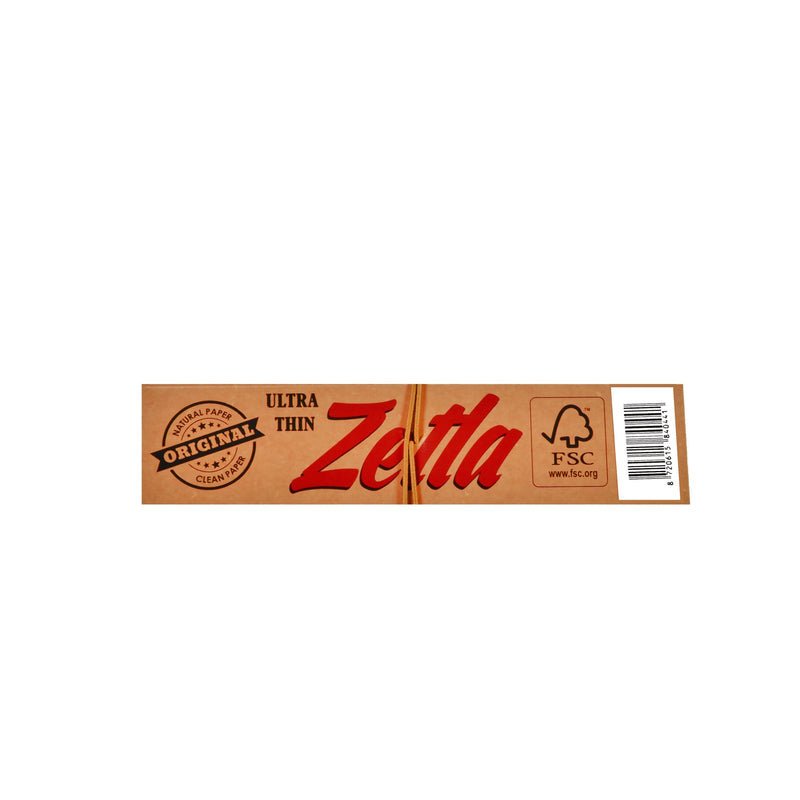 Zetla Rolling Papers Brown + Filters Slim (26 Packs) - Zetla