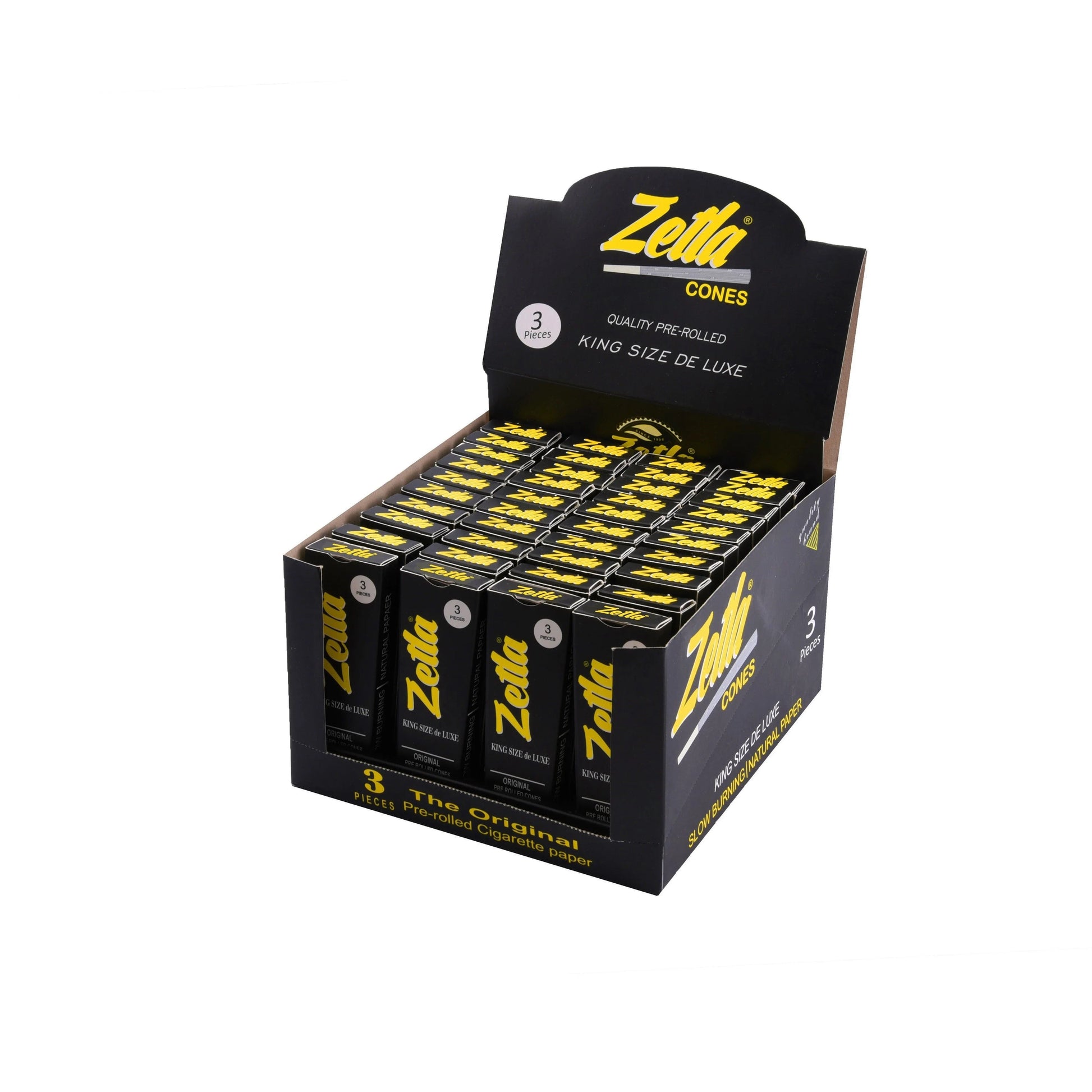 Pre Rolled Cones Zetla King Size De Luxe (3 Pcs ) - Zetla