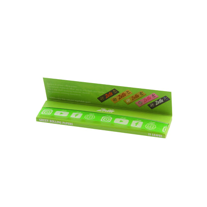 Zetla Rolling Papers Green King Size Slim (50 Packs) - Zetla