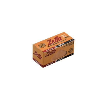 Zetla Rolling Papers Brown Rolls K/S Slim (24 Packs) - Zetla