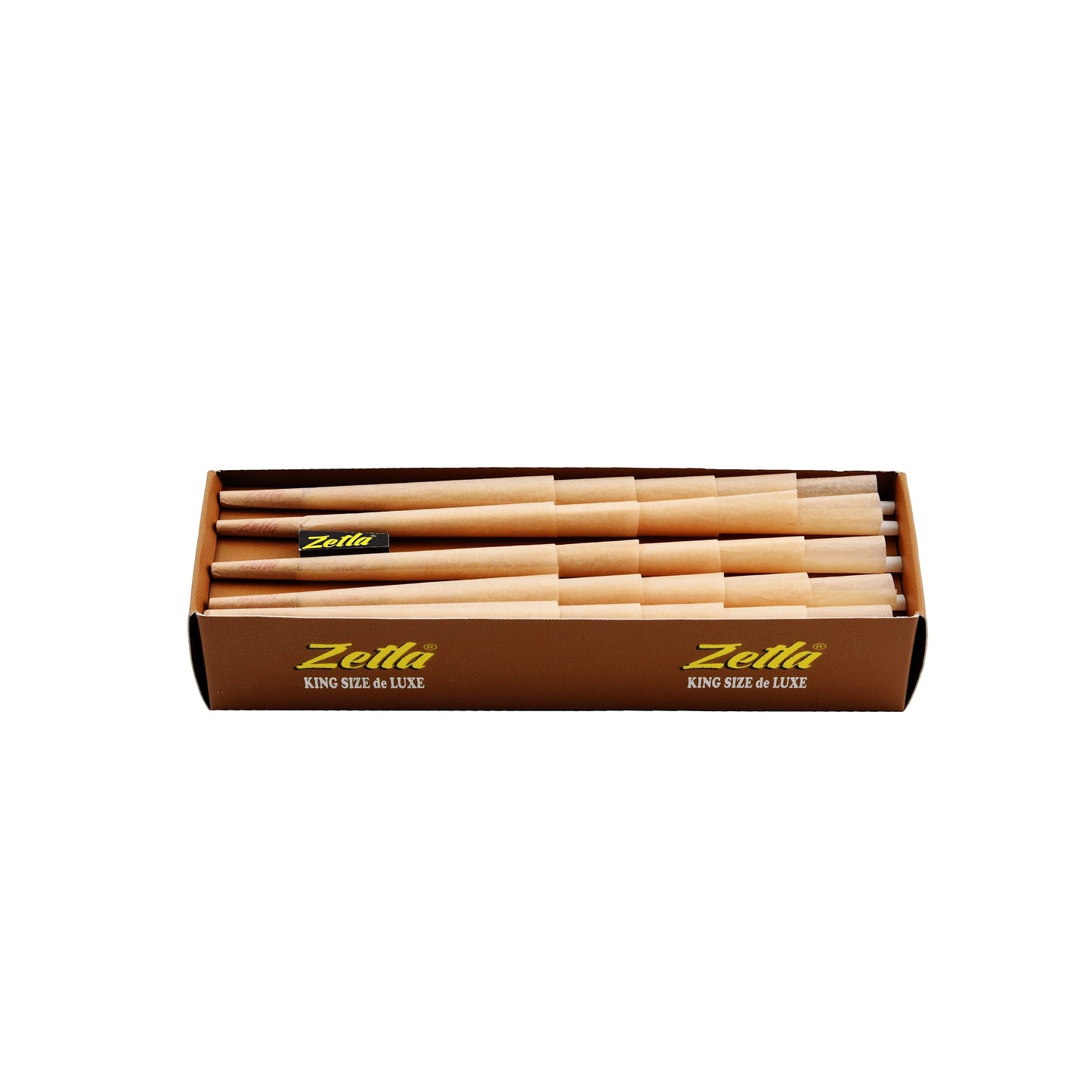 Pre Rolled Cones Zetla Brown King Size Deluxe (100 Pcs) - Zetla