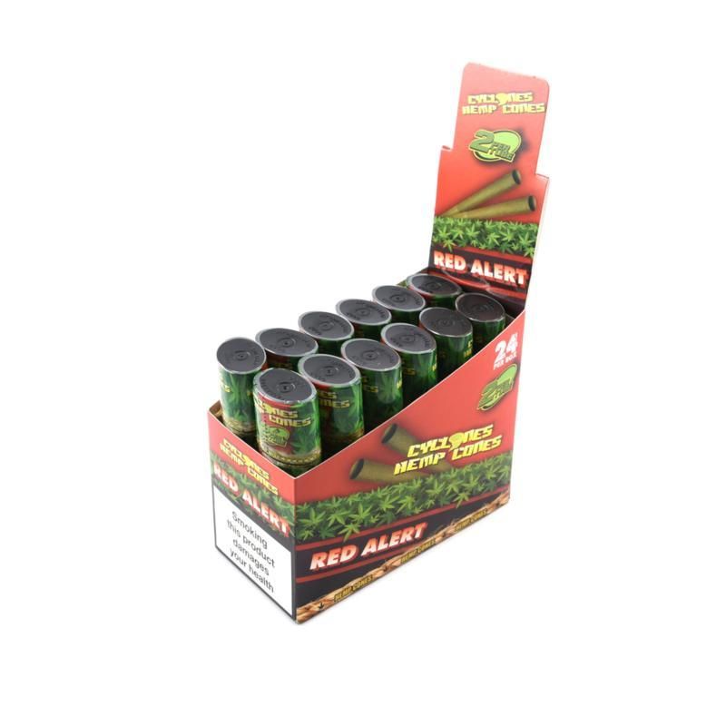 Cyclones Hemp Red (12 Packs) - Zetla