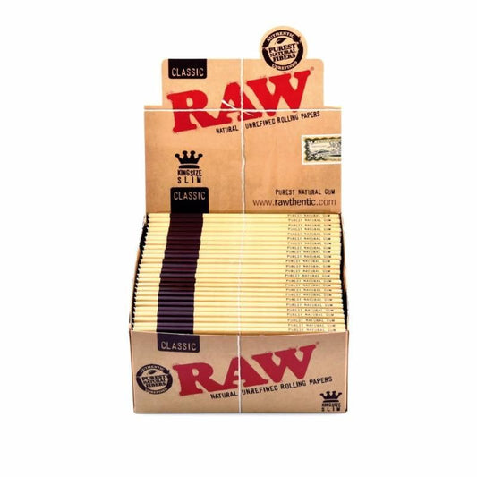 Rolling Papers Raw King Size Slim (50 Packs) - Zetla