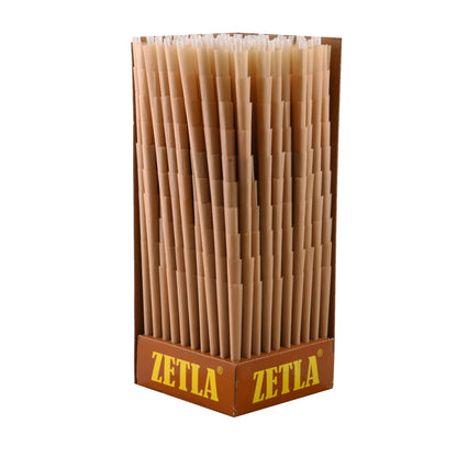 Pre Rolled Cones Zetla Brown King Size (1000 Pcs) + Knock Box 25 + Tubes 48 - Zetla