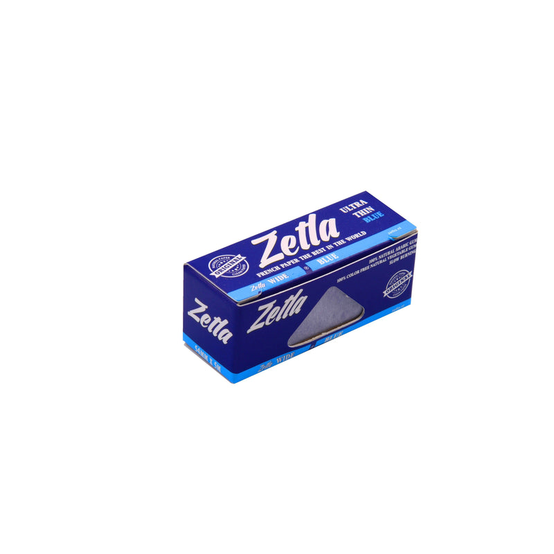 Zetla Rolling Papers Blue Rolls K/S Wide (24 Packs) - Zetla