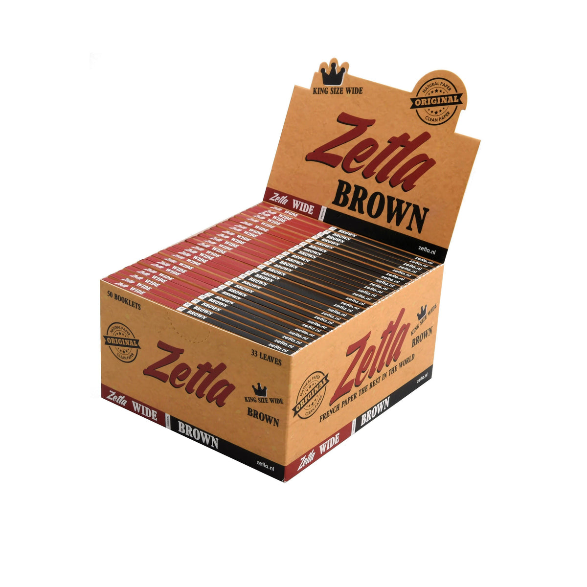 Zetla Filtertips – 100 Pakjes X 50 Stuks, Formaat 55 X 20 Mm