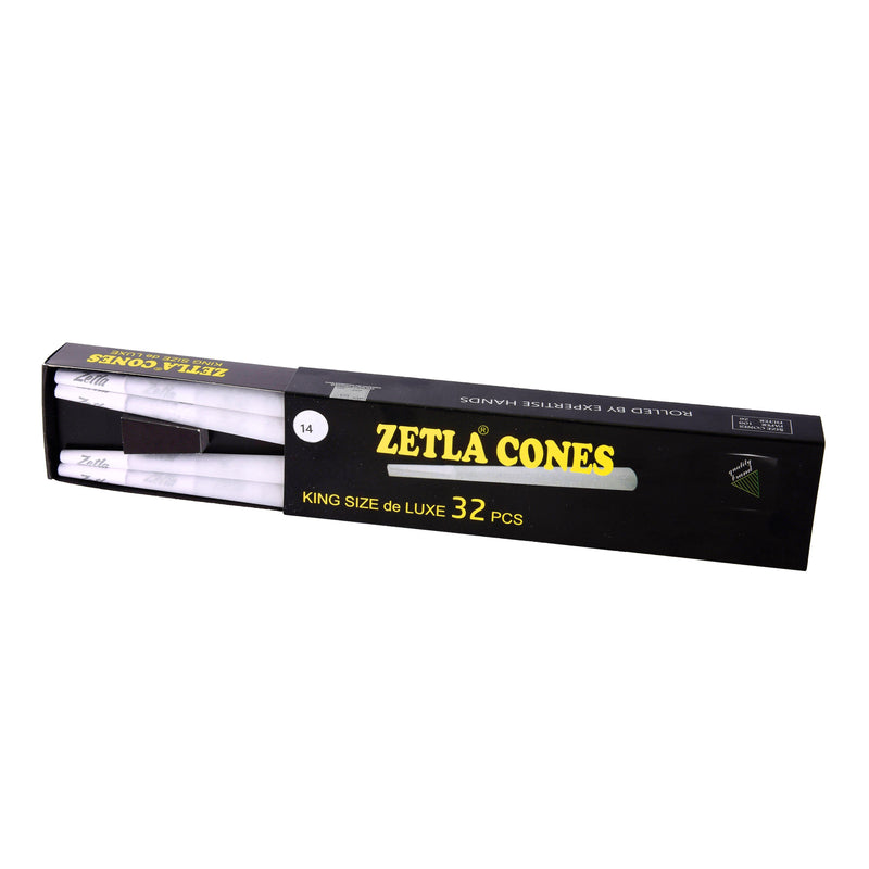 Pre Rolled Cones Zetla King Size De Luxe (32 Pcs) - Zetla