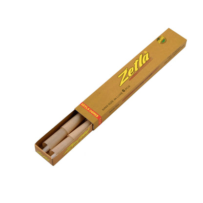 Pre Rolled Cones Zetla Brown King Size Deluxe (6 Pcs) - Zetla