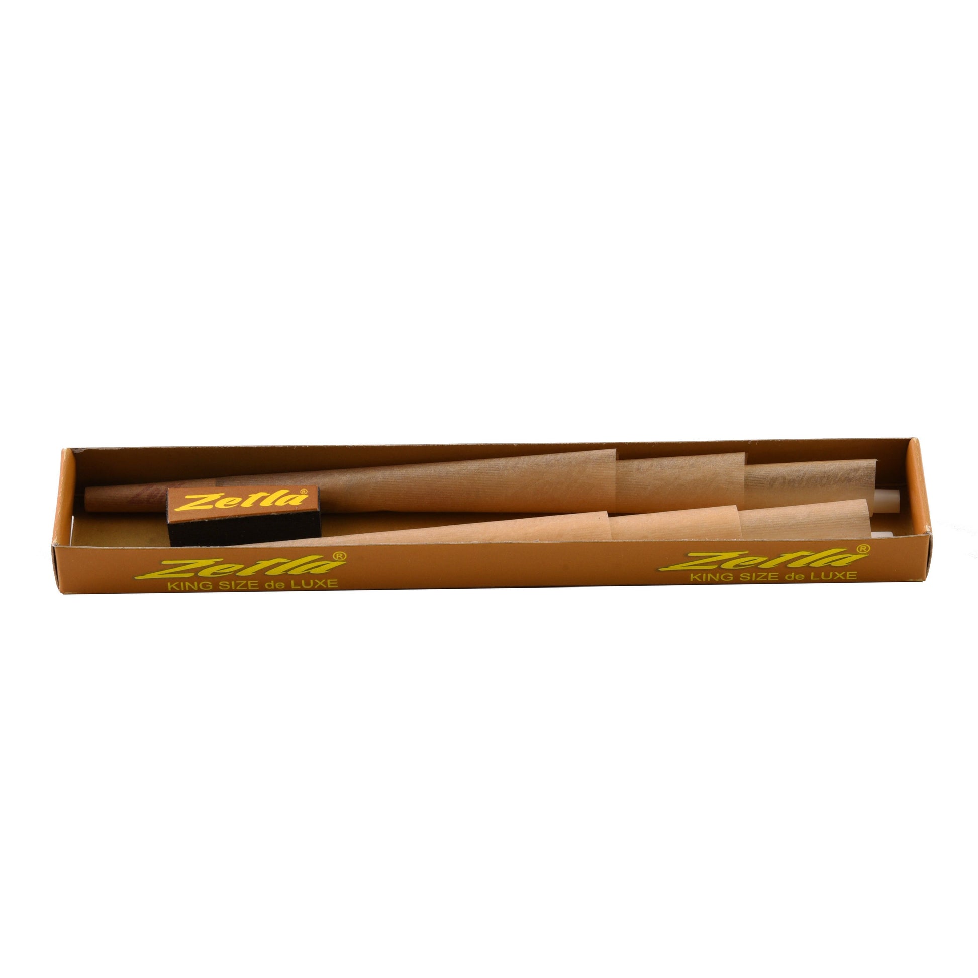 Pre Rolled Cones Zetla Brown King Size Deluxe (6 Pcs) - Zetla