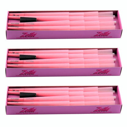 Pre Rolled Cones Zetla Pink King Size Deluxe (32 Pcs) - Zetla