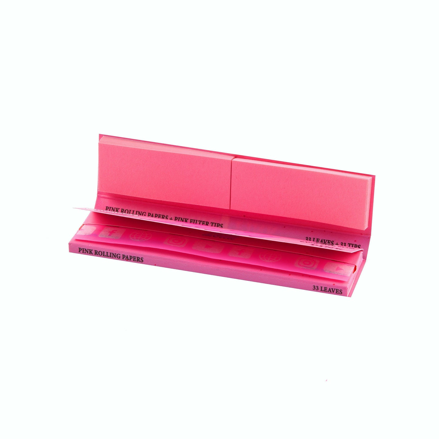 Zetla Rolling Papers Pink + Filters Slim (26 Packs) - Zetla